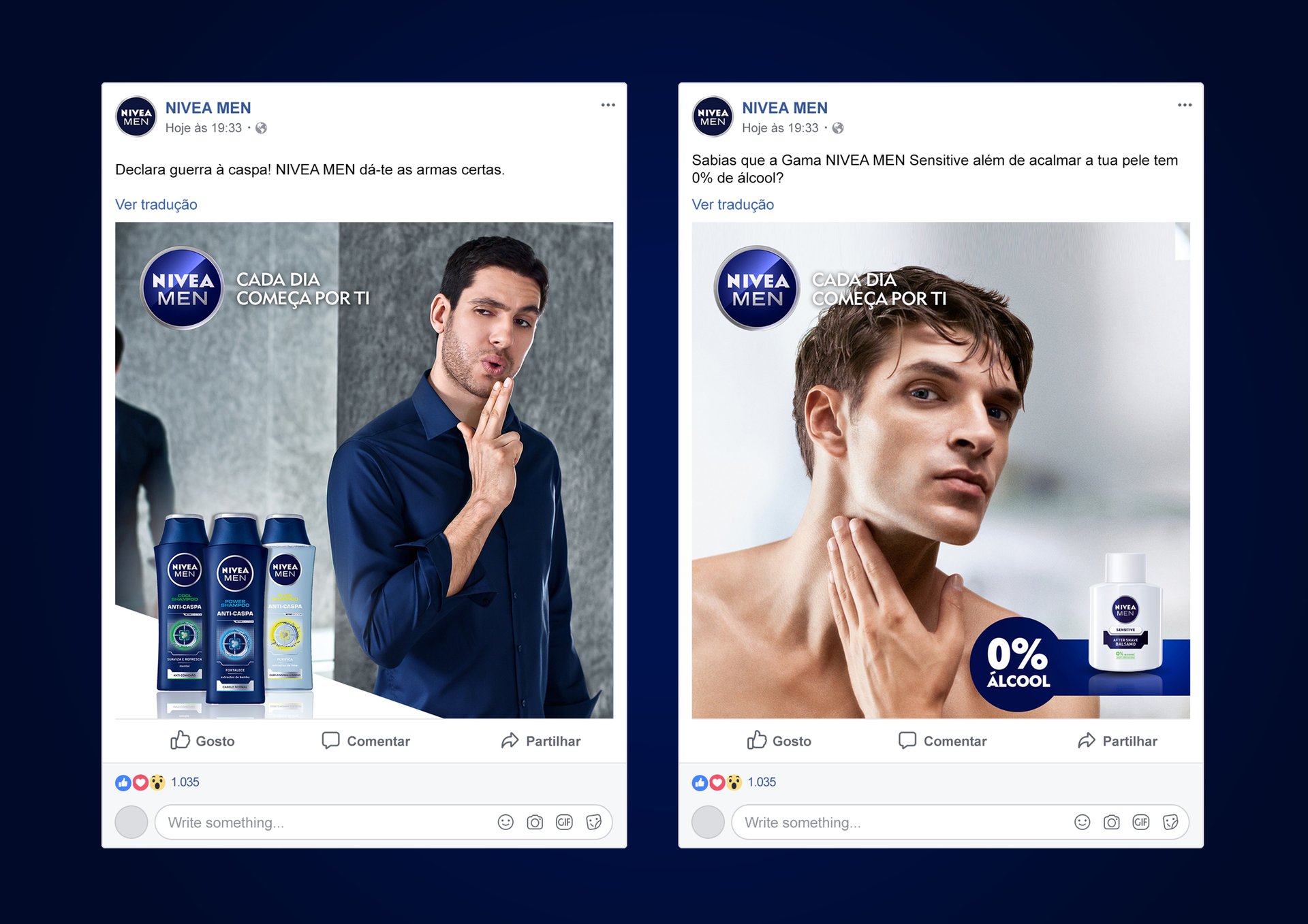 NIVEA MEN Art Direction & Posting Plan