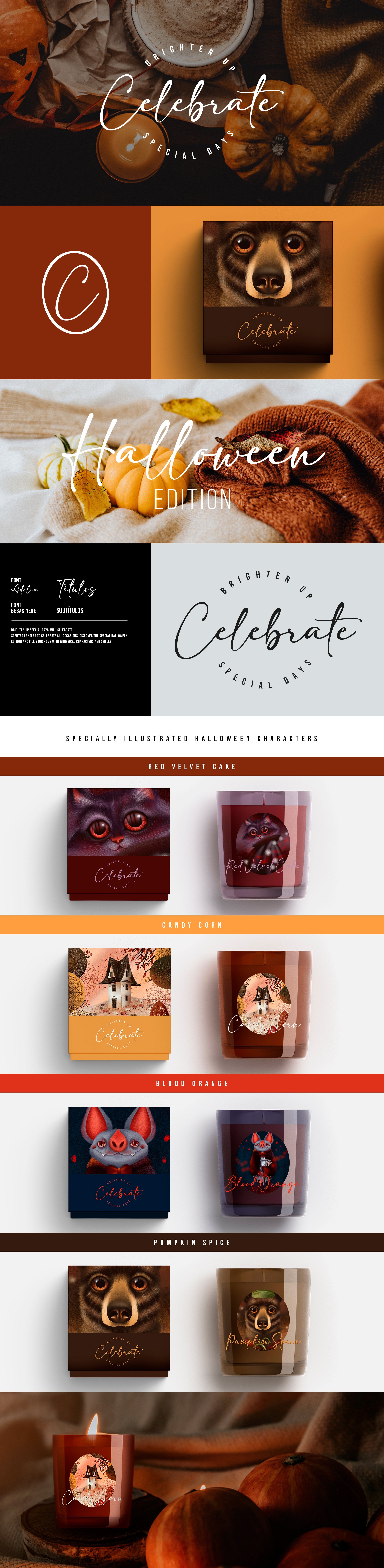 "Celebrate" Candles - Halloween Edition