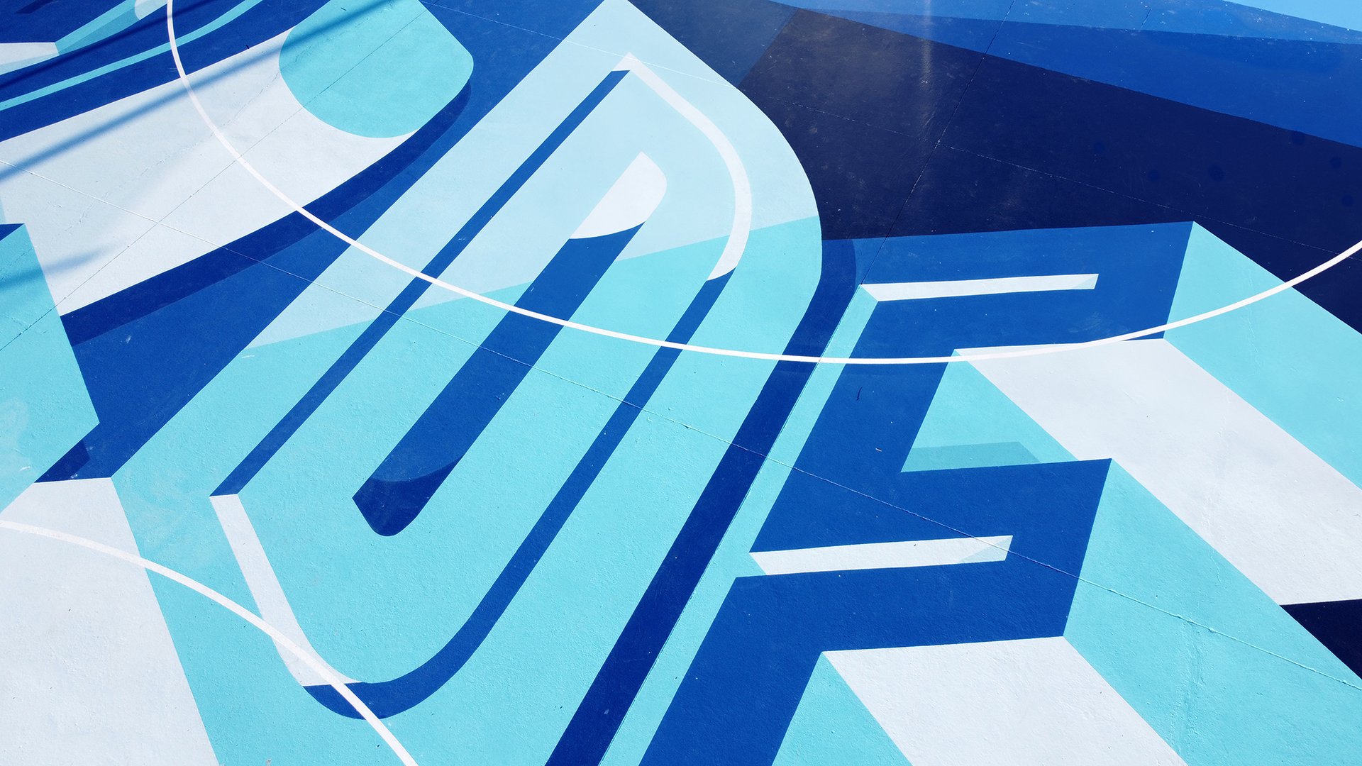 2 de Maio - Soccer court Hand Lettering