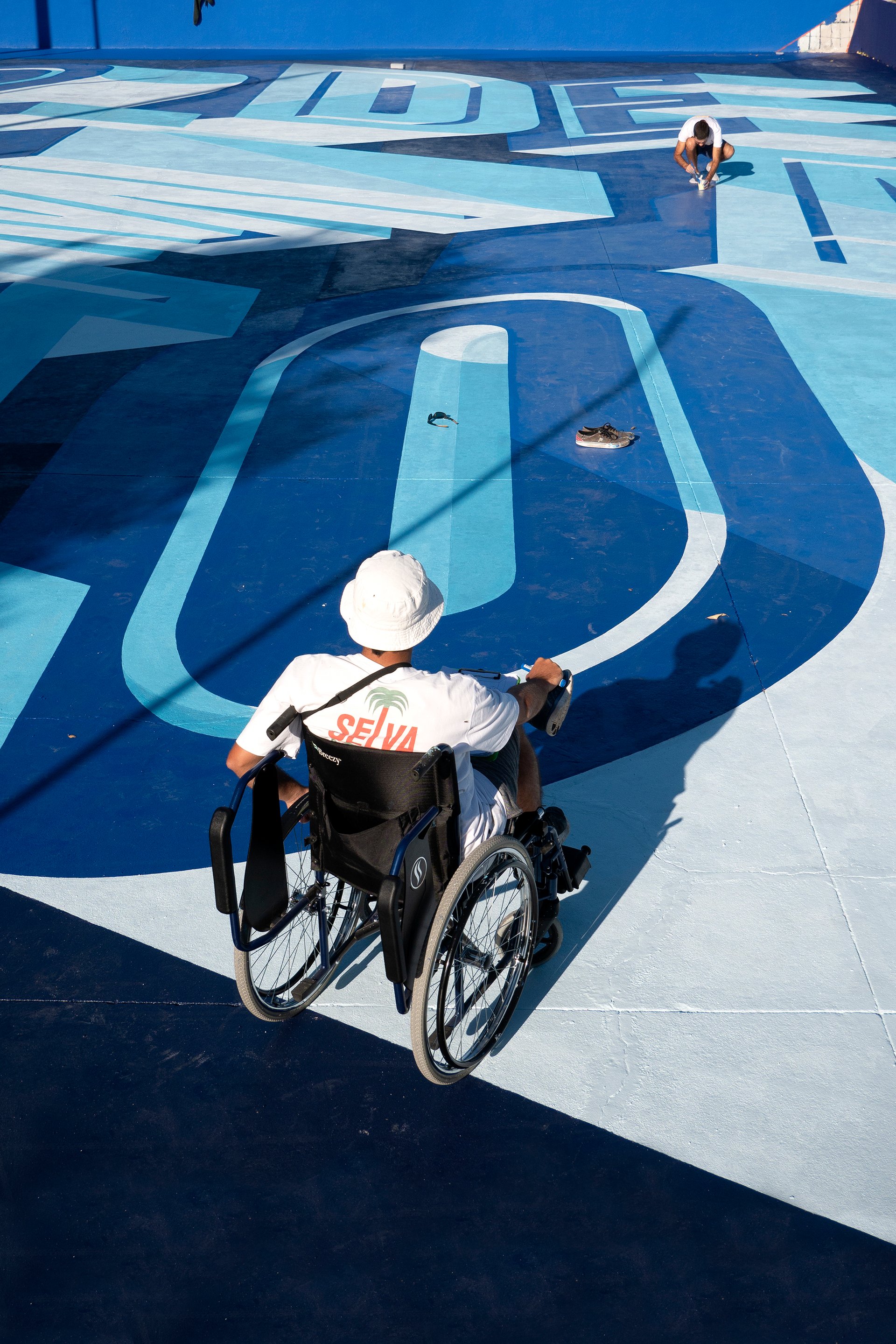 2 de Maio - Soccer court Hand Lettering
