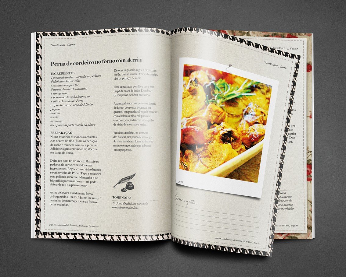 As Receitas de cá de casa - Book