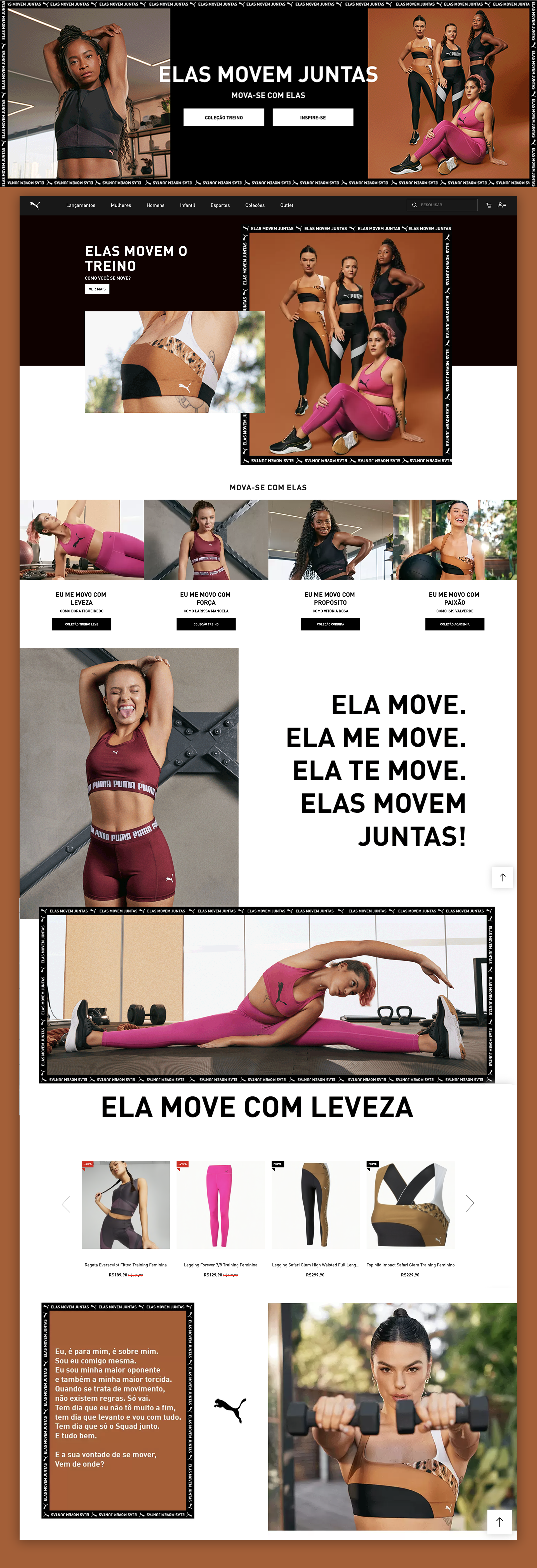 PUMA She Moves Us - Elas Movem Juntas