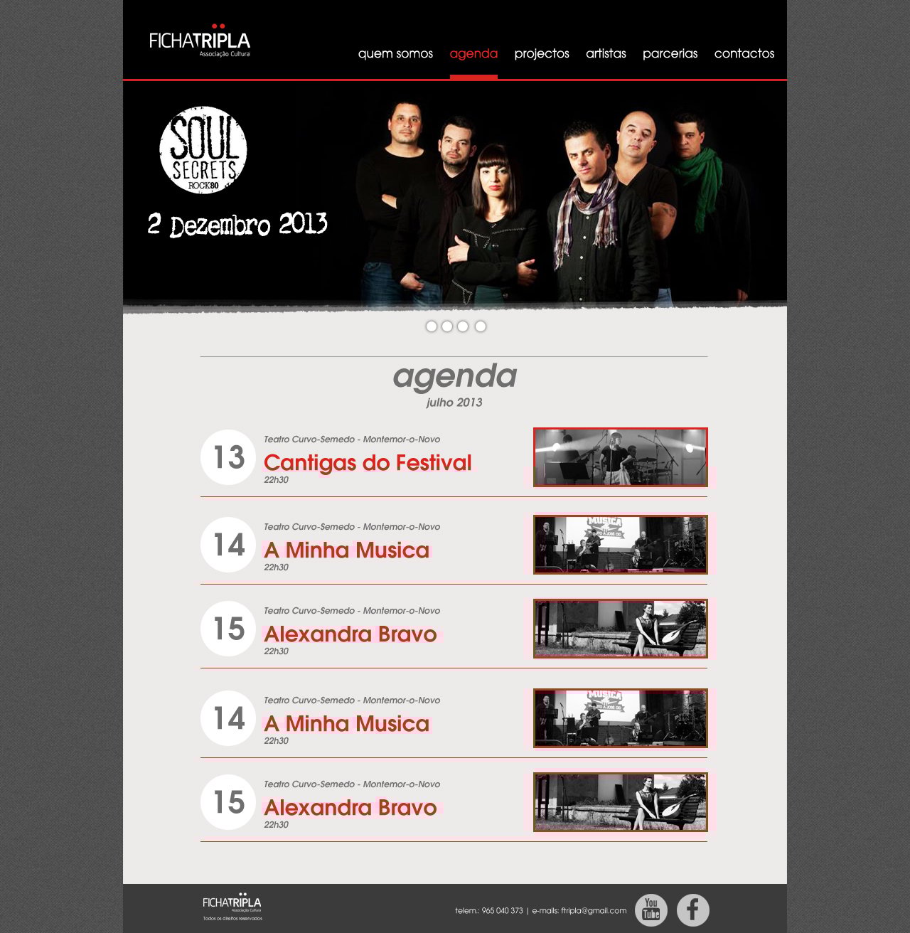 Site Ficha Tripla - Ass. Cultural