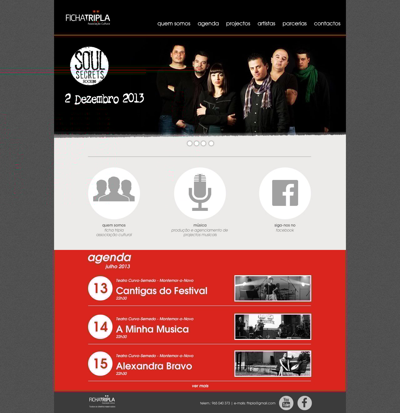 Site Ficha Tripla - Ass. Cultural