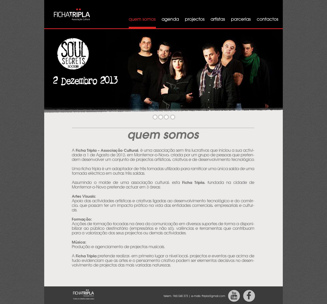 Site Ficha Tripla - Ass. Cultural