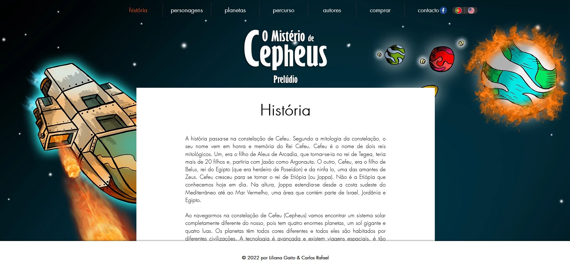Web Site - O Mistério de Cepheus