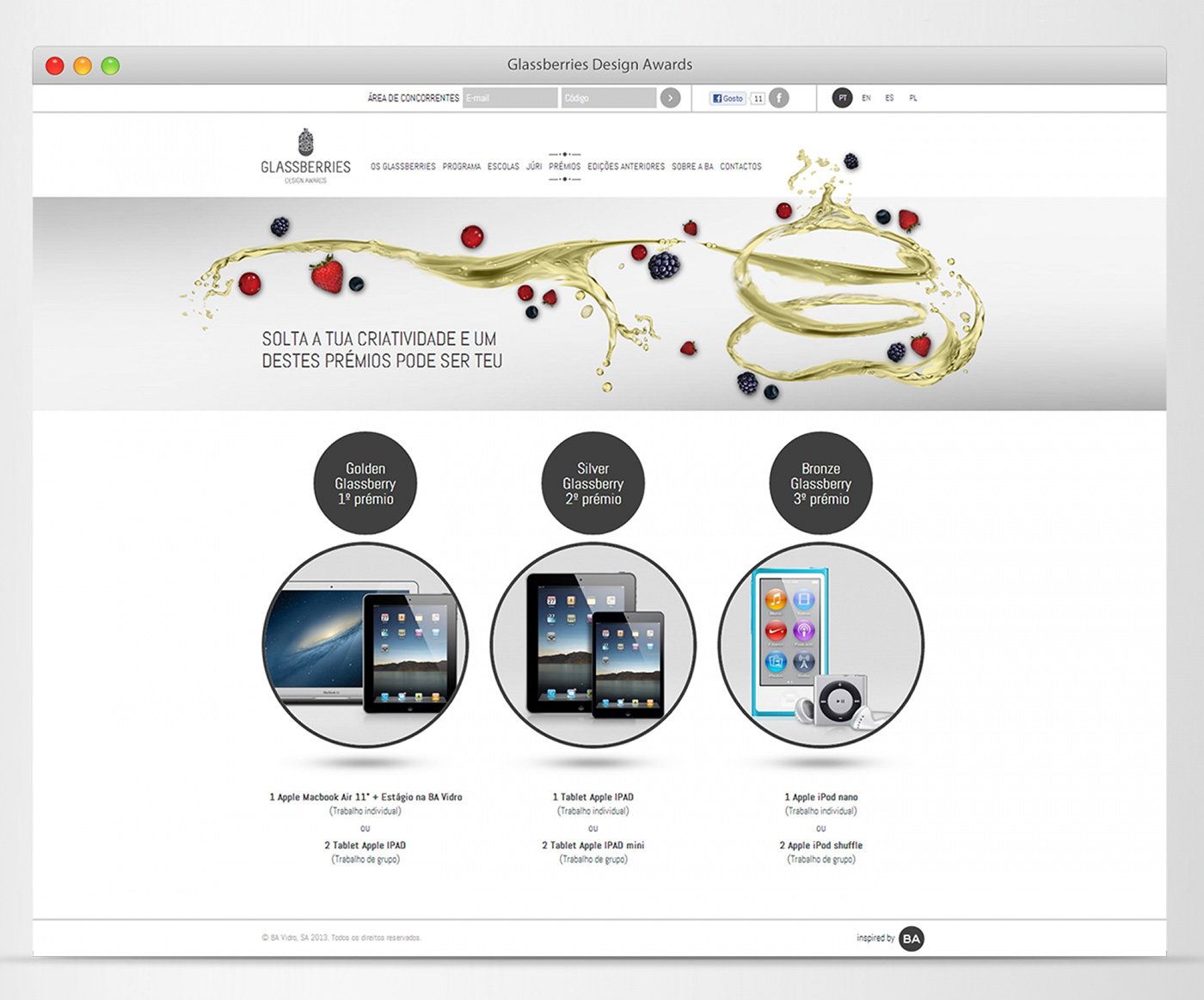 Glassberries Design awards