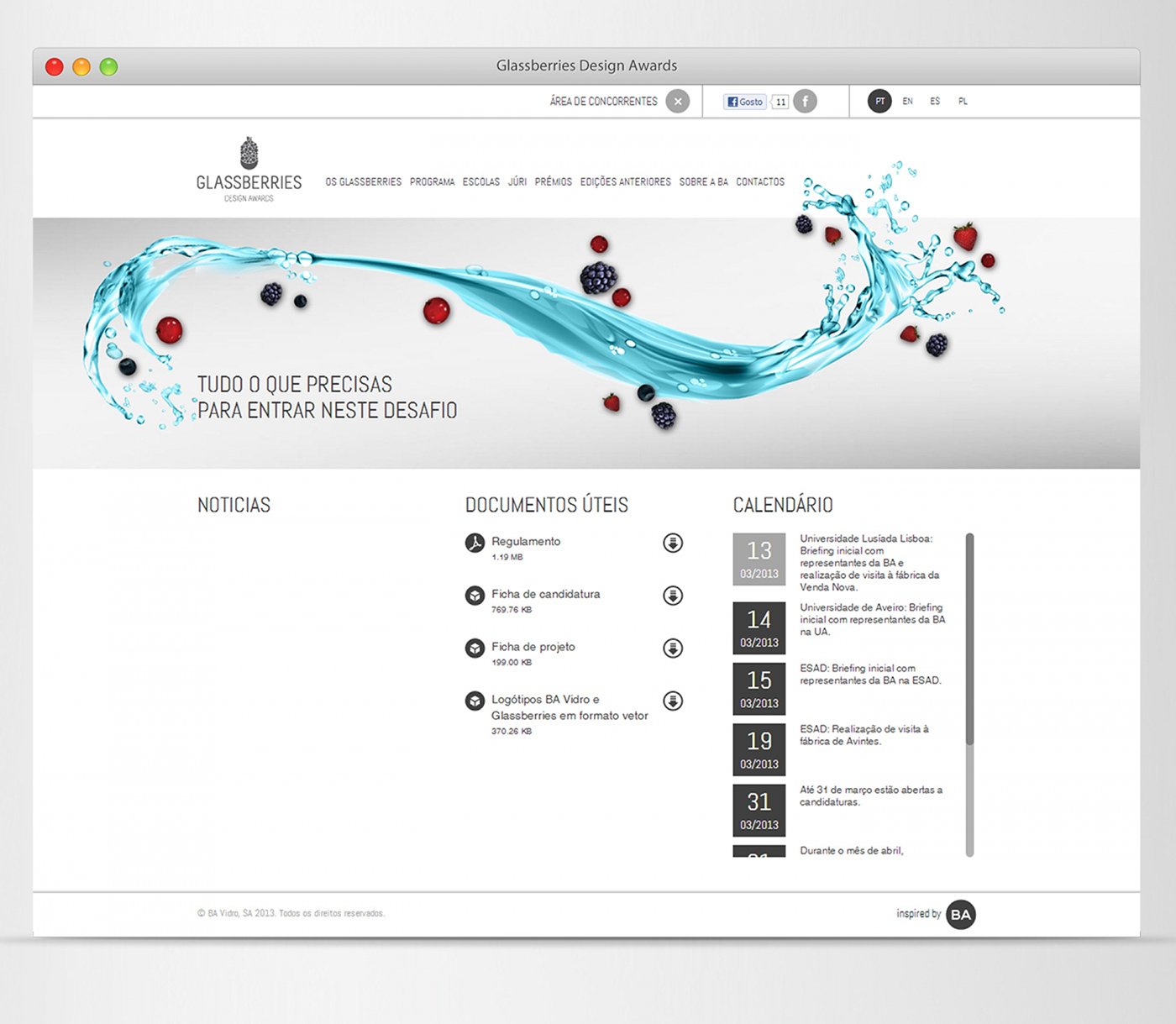 Glassberries Design awards