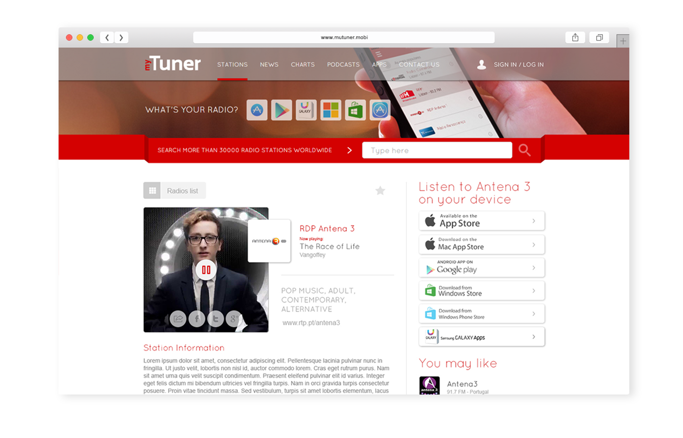 MyTuner website