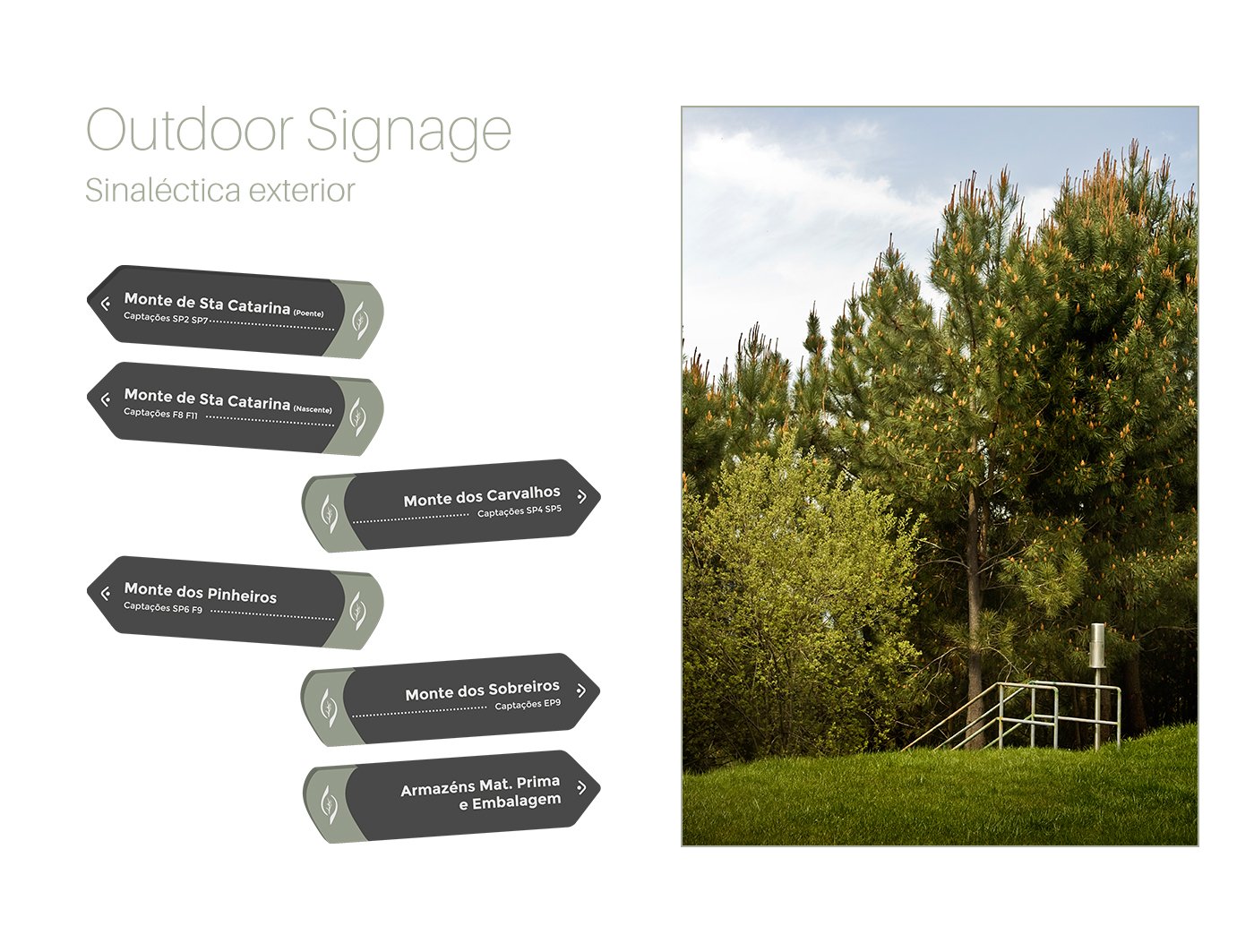 Sinalética da fabrica Etanor