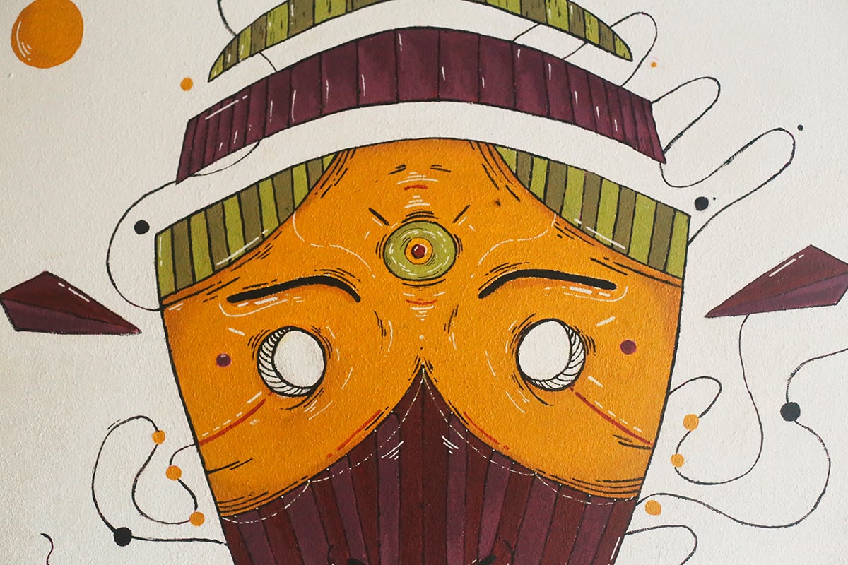 Mural - Reconection Xamã