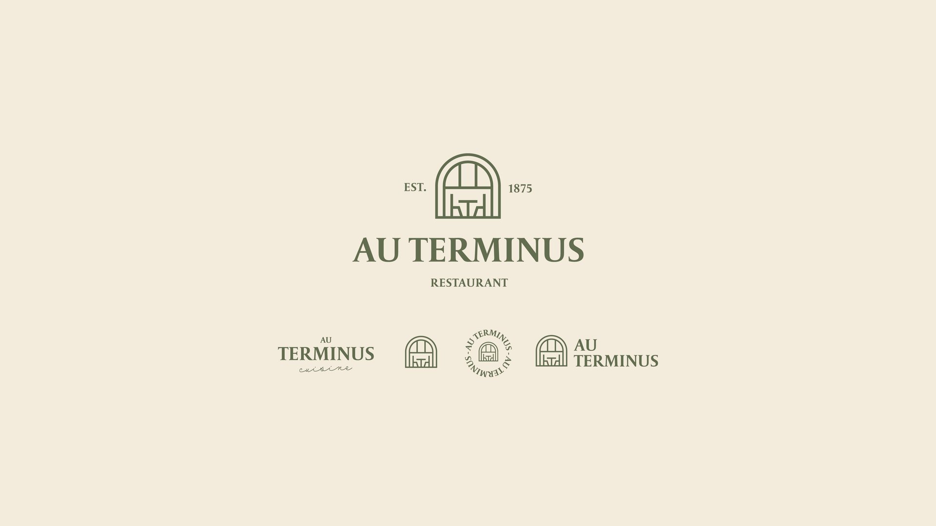 Branding Au Terminus Restaurant