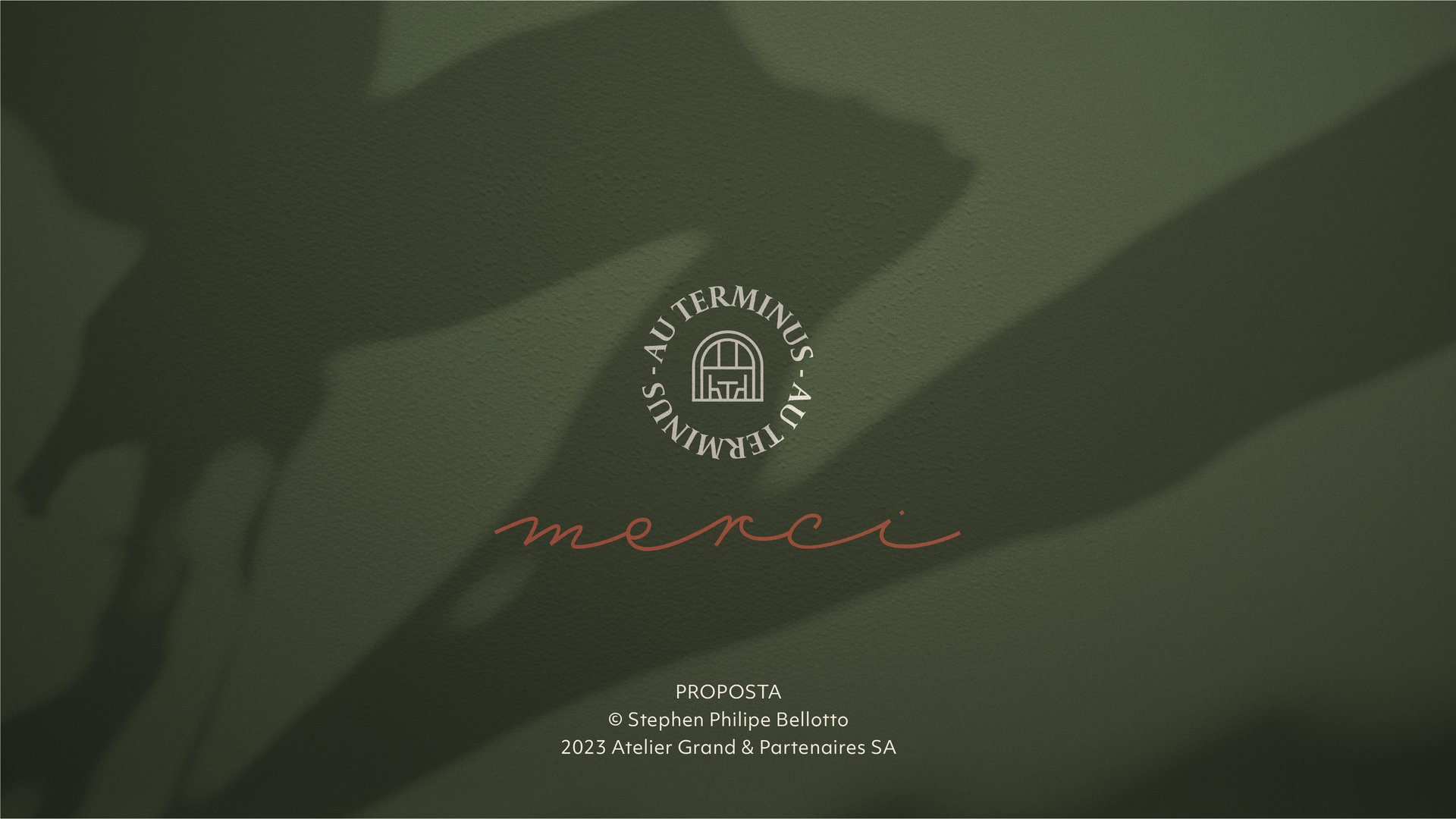 Branding Au Terminus Restaurant