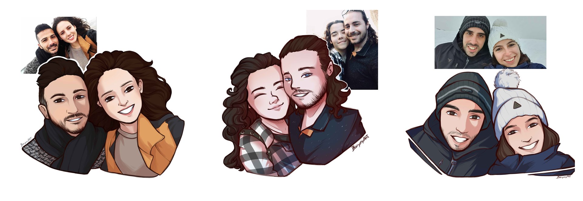 Retratos digitais a partir de fotografias