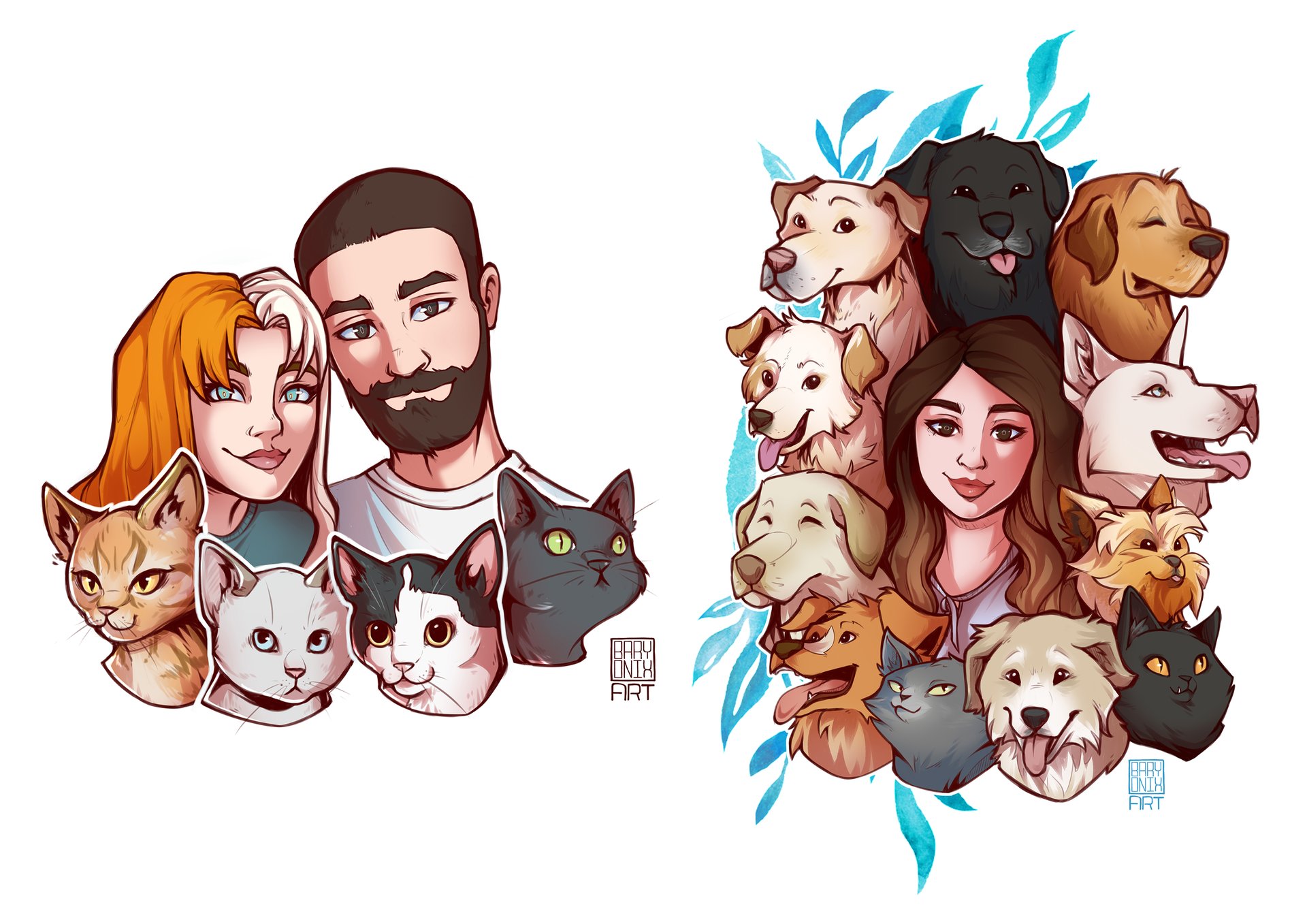 Retratos digitais a partir de fotografias