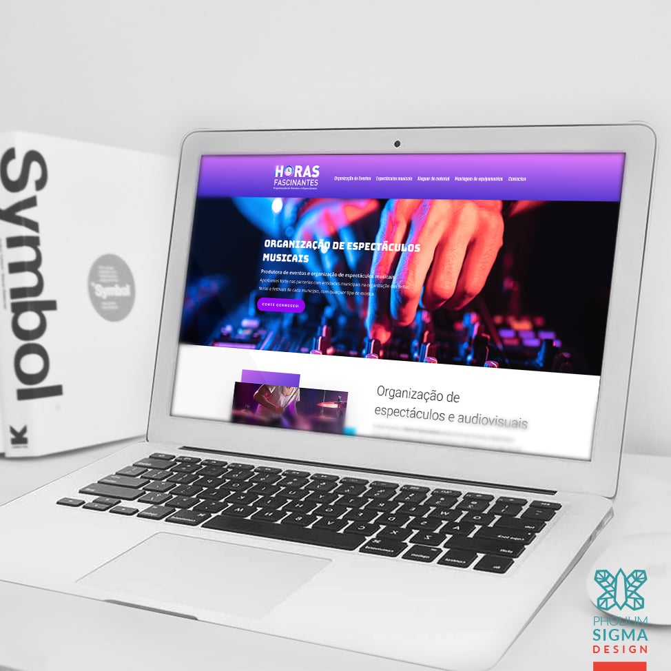 Horas Fascinantes - Logotipo e Website