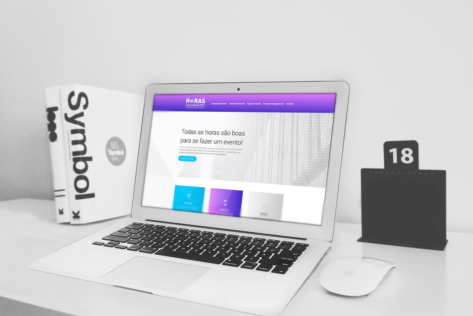 Horas Fascinantes - Logotipo e Website