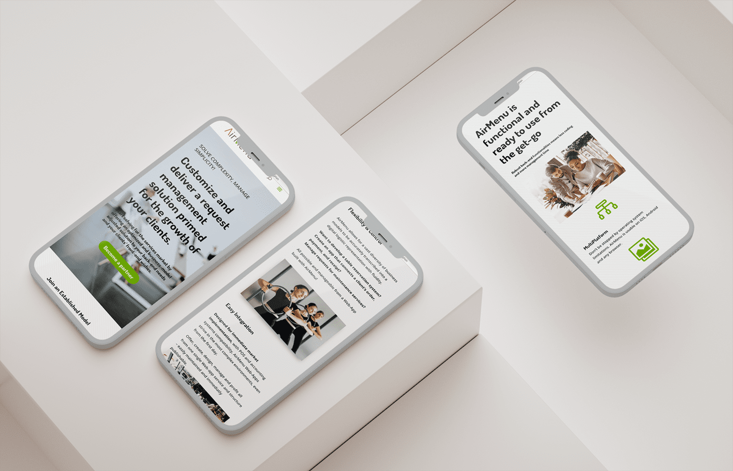 Air Menu - Site em wordpress