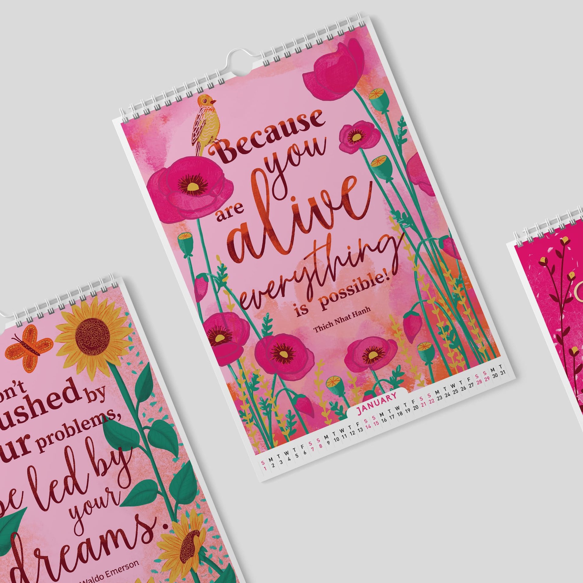 Ilustrações Flowers for Thoughts