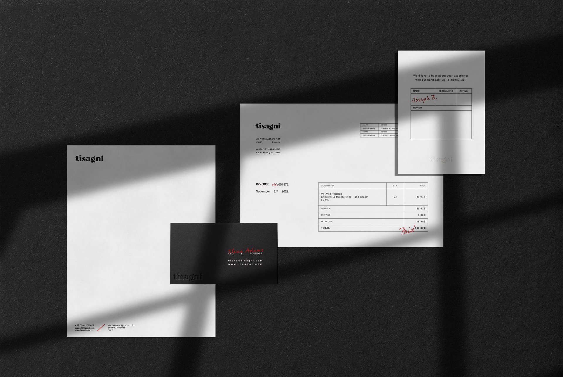 TISAGNI - Skincare Branding & Packaging