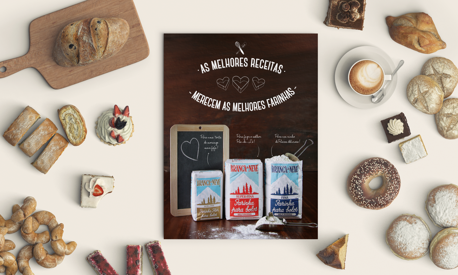 Publicidade Espiga e Branca de Neve