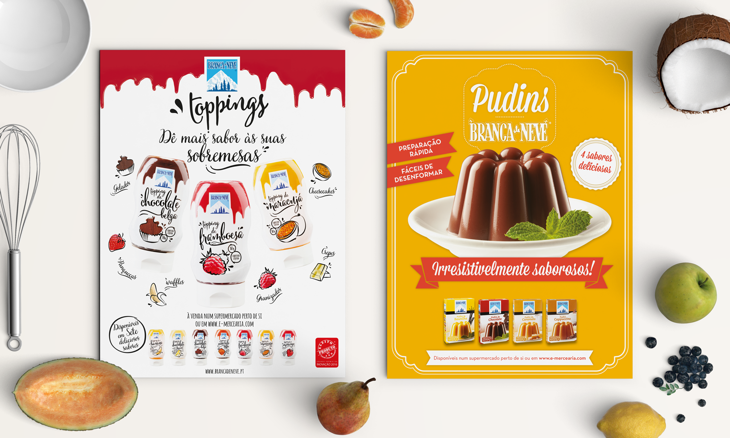 Publicidade Espiga e Branca de Neve