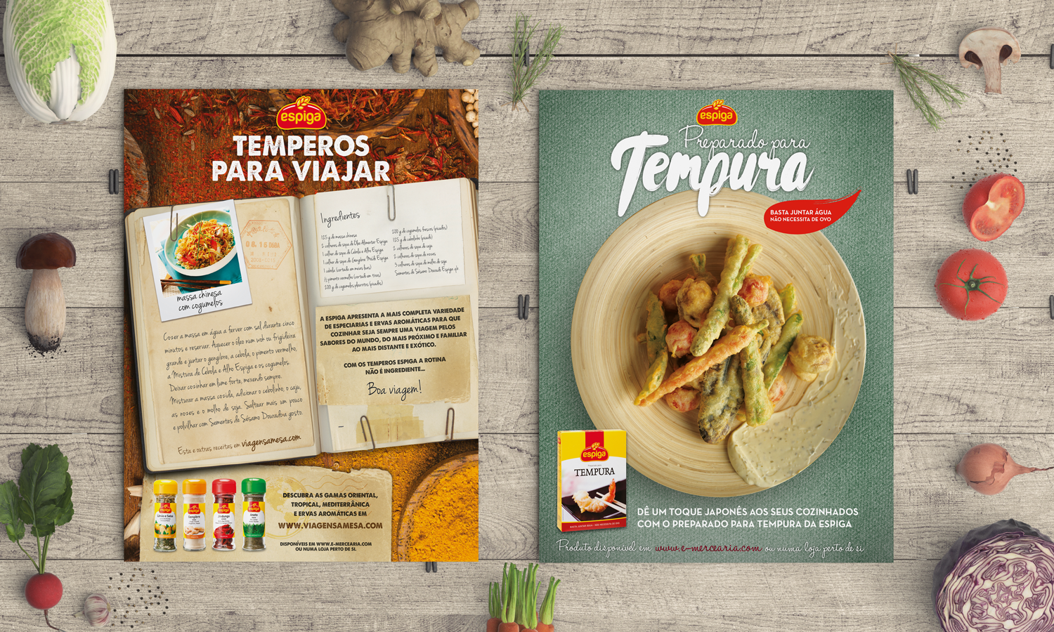 Publicidade Espiga e Branca de Neve