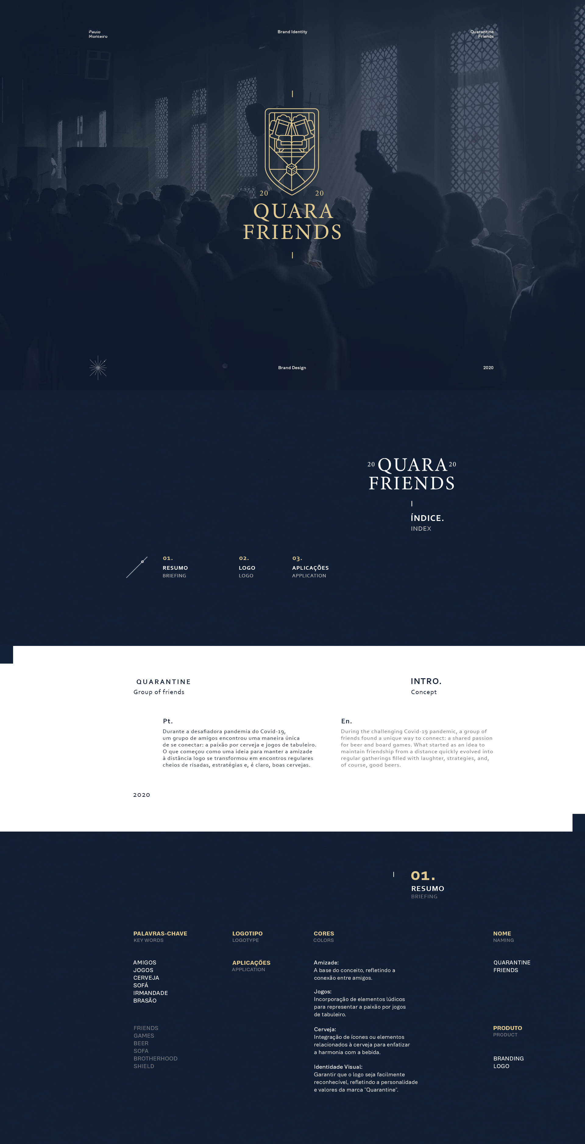 'Quarantine' - Um Projeto de Branding Design