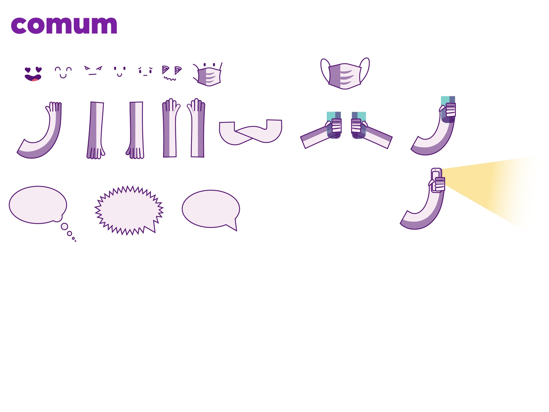 pacote de ilustrações | personagens delivery