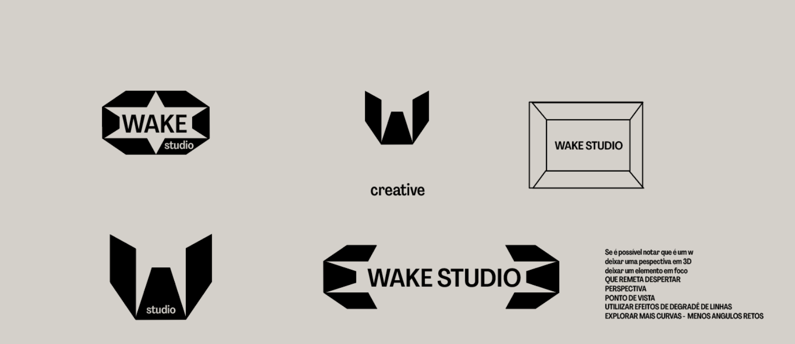 Wake Studio Branding