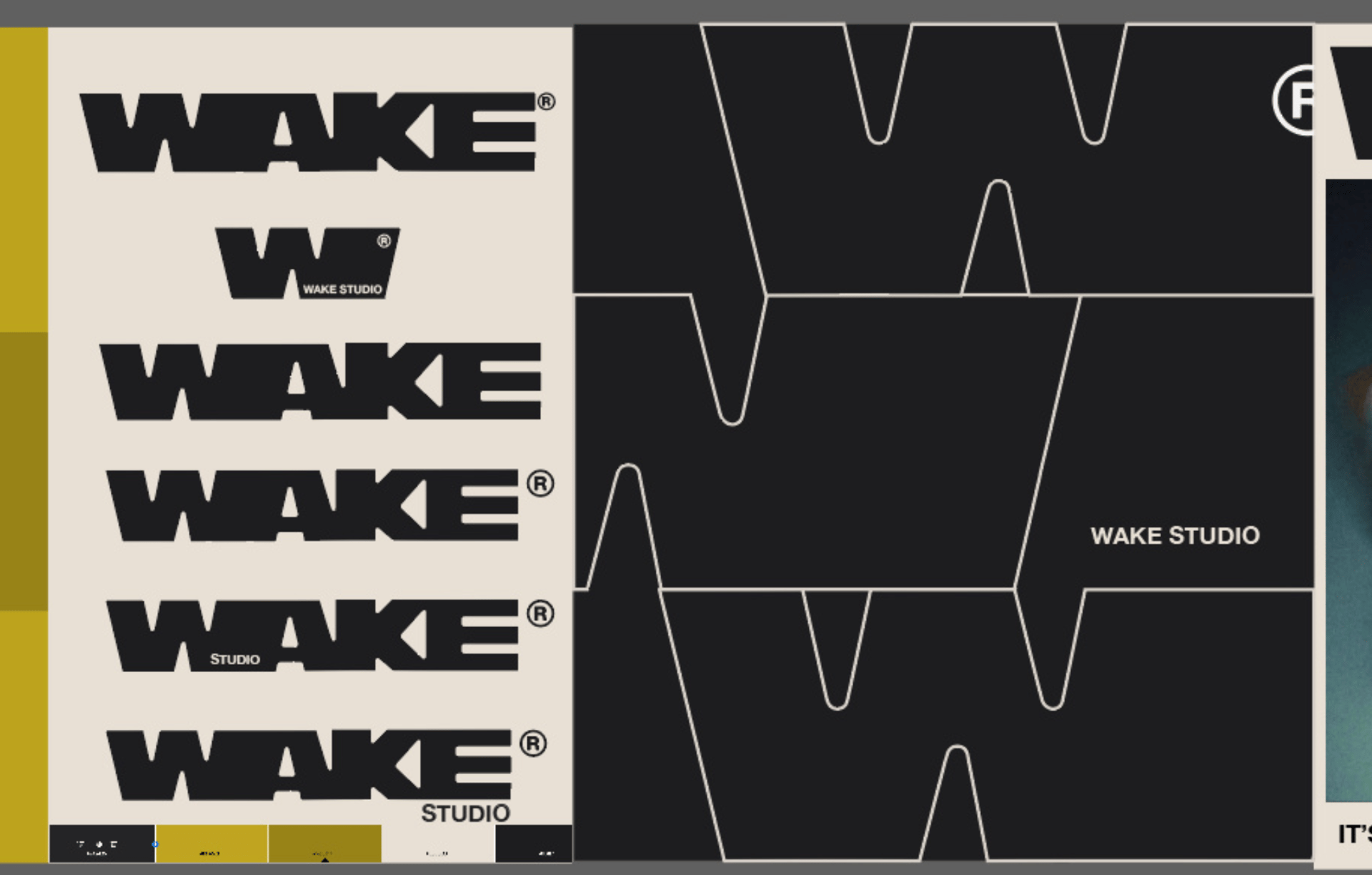 Wake Studio Branding
