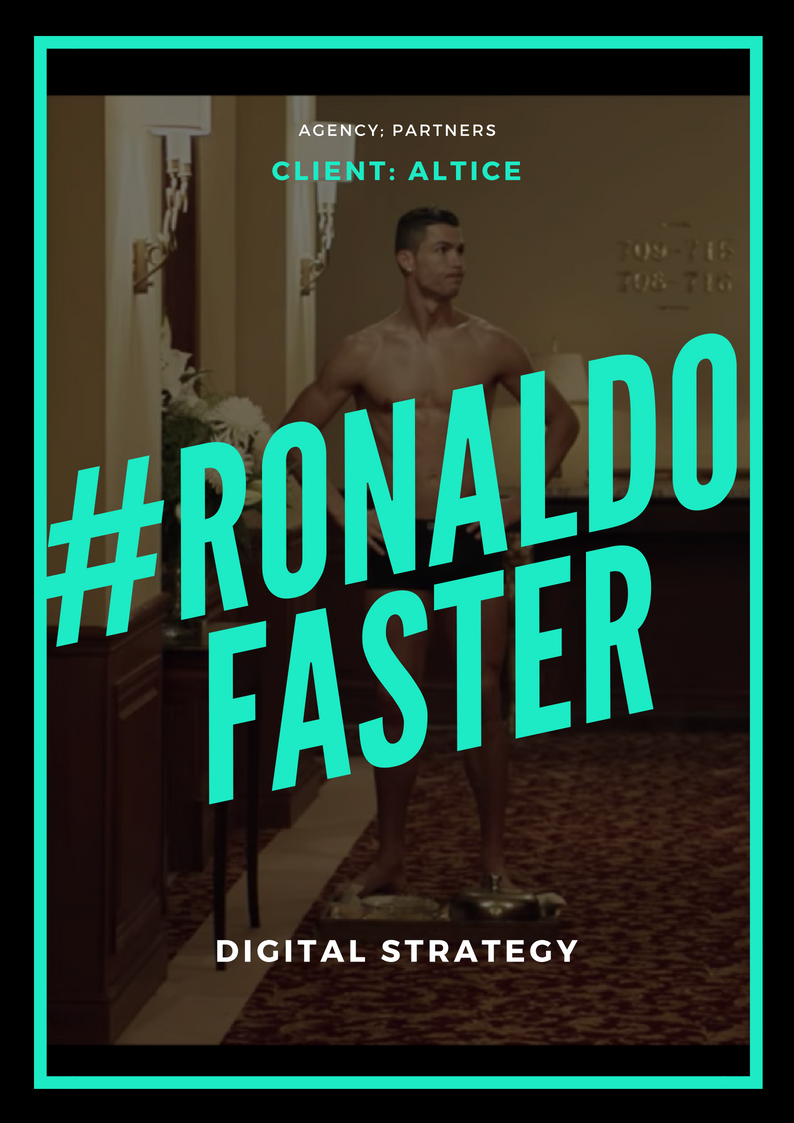 #RONALDOFASTER DIGITAL CAMPAIGN - ALTICE
