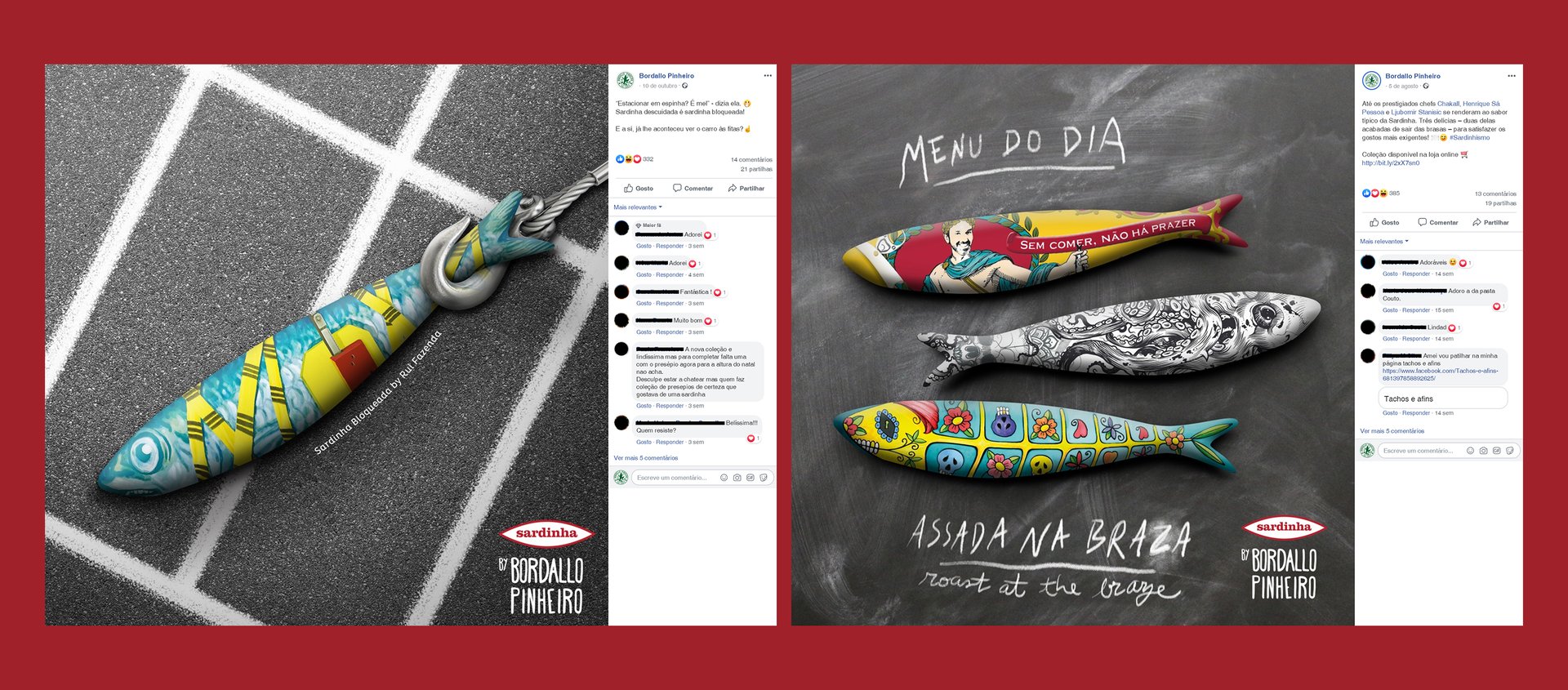 Visuals for Bordallo Pinheiro