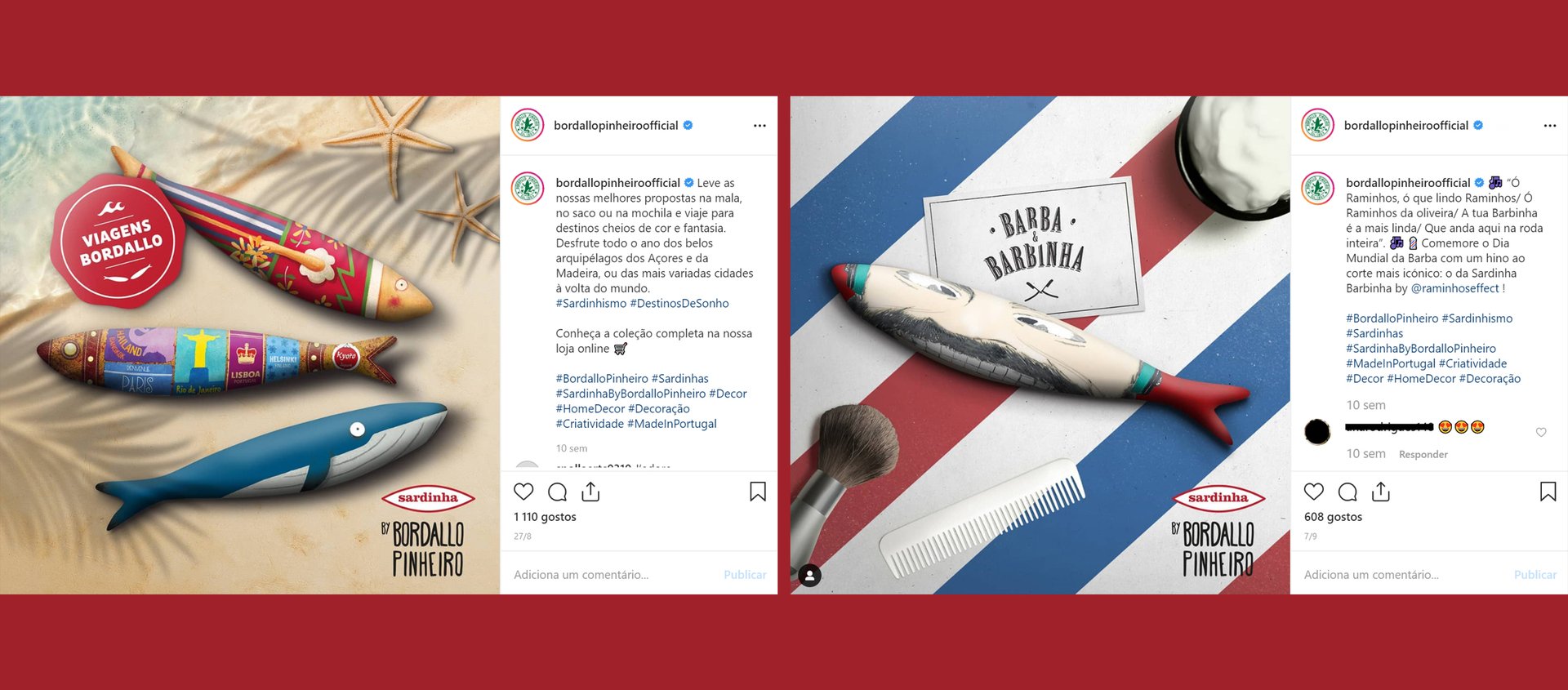 Visuals for Bordallo Pinheiro