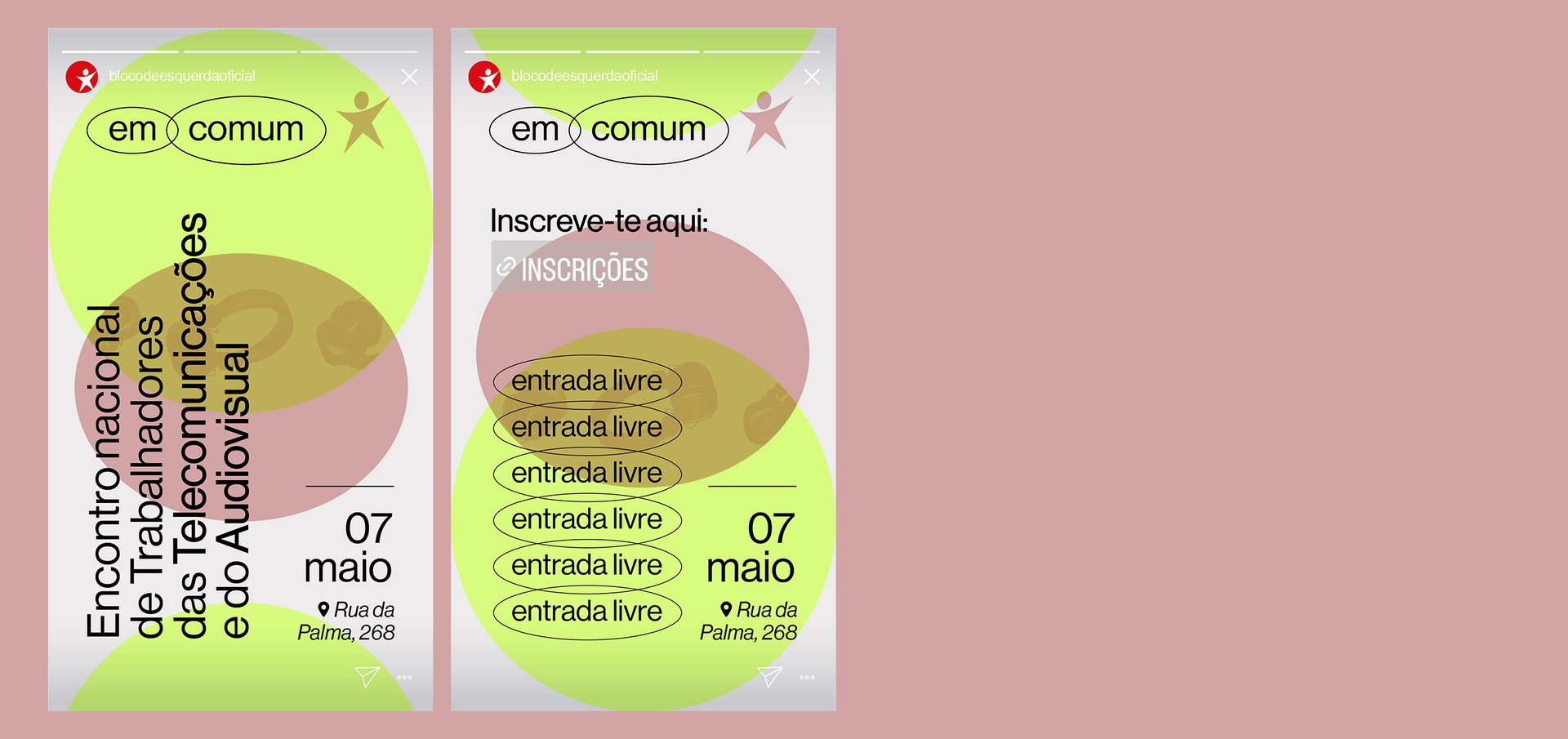 Posterfolio 2022: communication for events