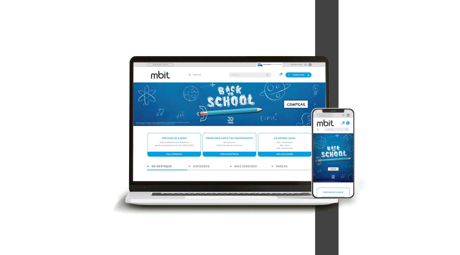 MBIT . re-design website