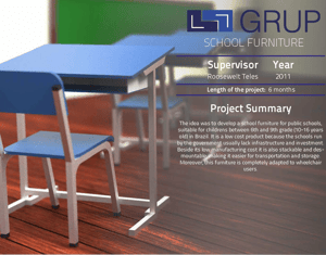 Projeto Grup - Mobiliário escolar
