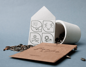 Projeto Bio Wedding favors