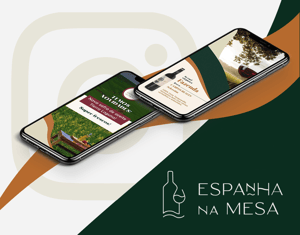 Projeto ESPANHA NA MESA | social media & multimedia design