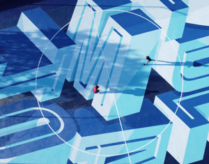 Projeto 2 de Maio - Soccer court Hand Lettering