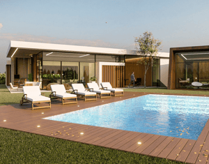 Projeto minimalist modern house