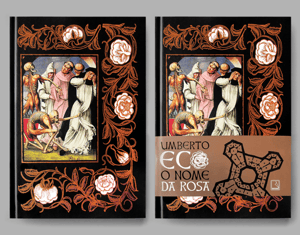 Projeto Capa de livro | O nome da Rosa