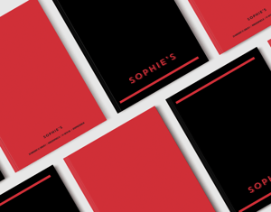 Projeto Sophie's Drinks Menu 2019