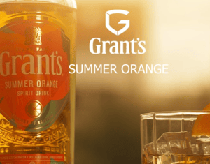 Projeto Grant´s Summer Orange Spot Publicitário