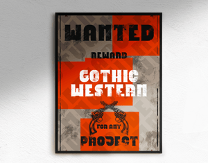 Projeto Gothic Western Font
