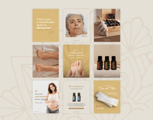 Projeto Cândida Borges Massoterapeuta - Social Media