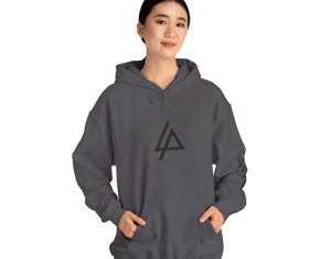 Projeto Moletom Linkin Park com logo frontal estampa na ma