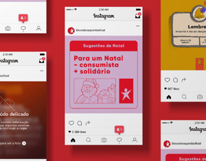 Projeto Social media content for Bloco de Esquerda