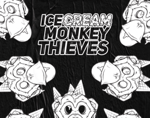 ICE CREAM MONKEY THIEVES BRANDING