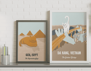 Ilustrações Big cats, small World